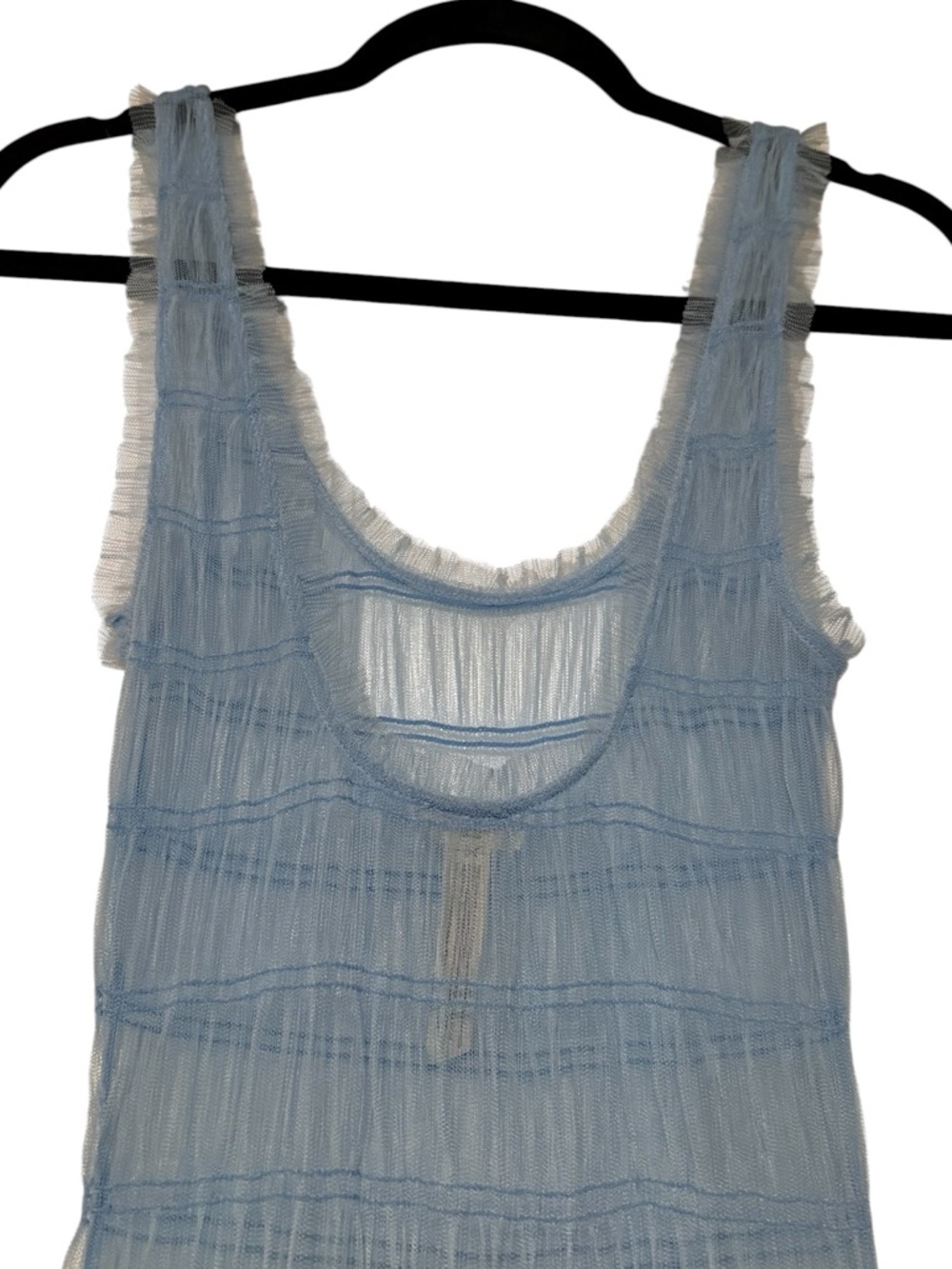 NWOT Free People Intimately Light Blue Smock About It Slip Maxi Dress - Picture 7 of 12